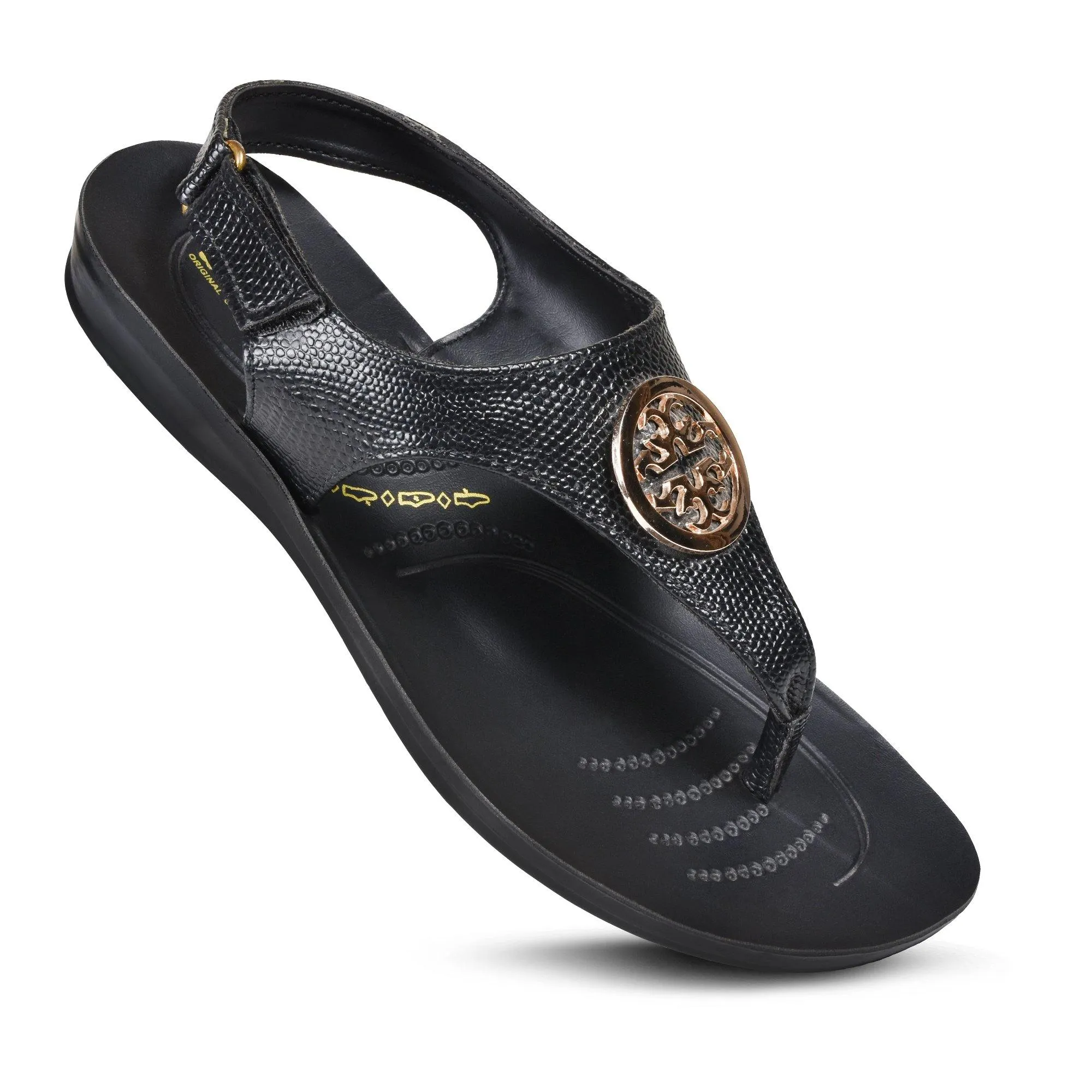 Aerosoft Jeweled Thong Sandals For Women