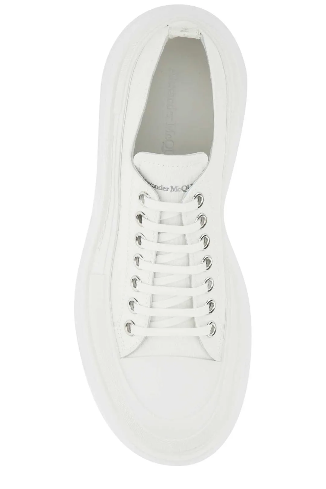 Alexander McQueen Tread Sleek Lace-Up Shoes