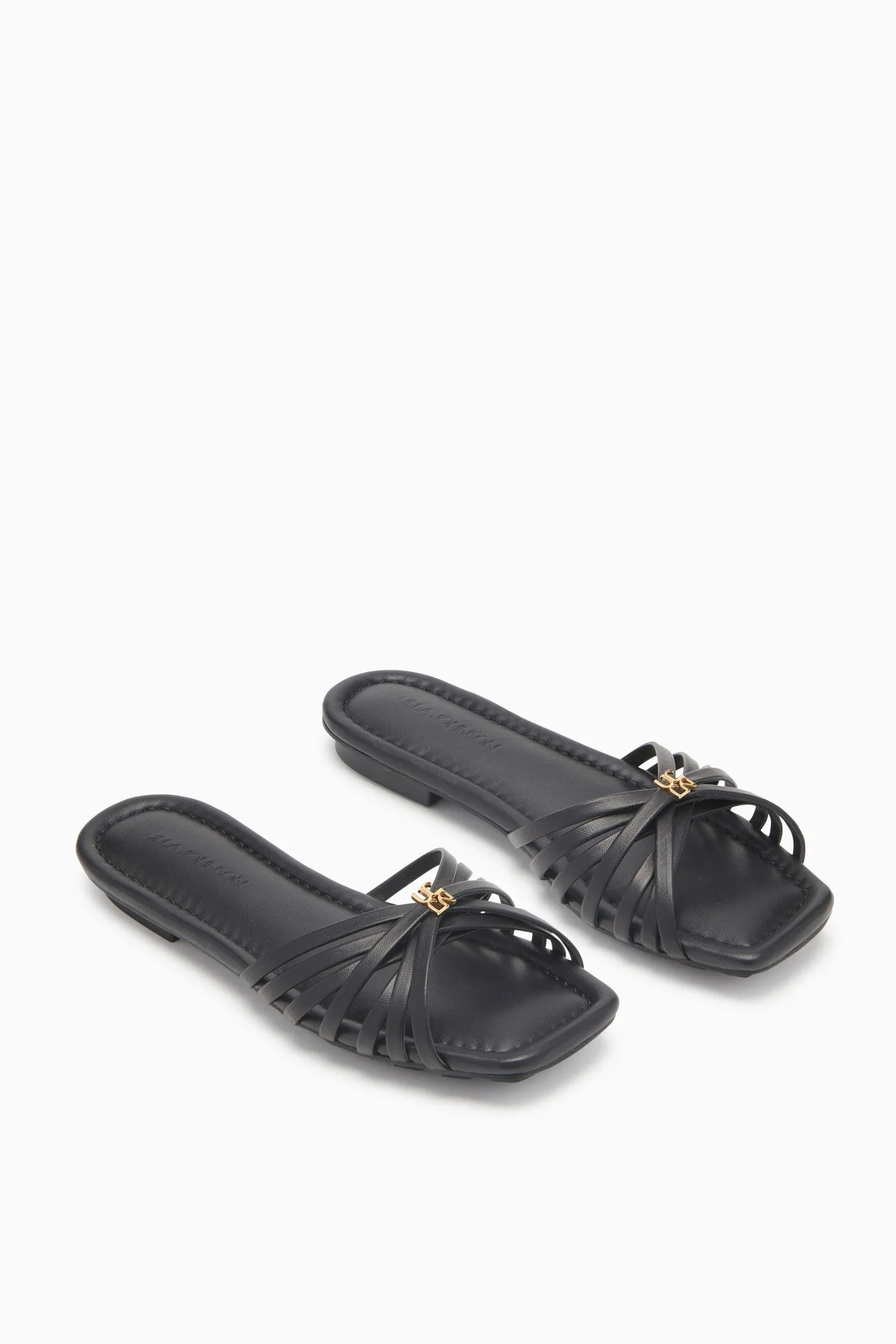 Althea Cage Slide in Noir