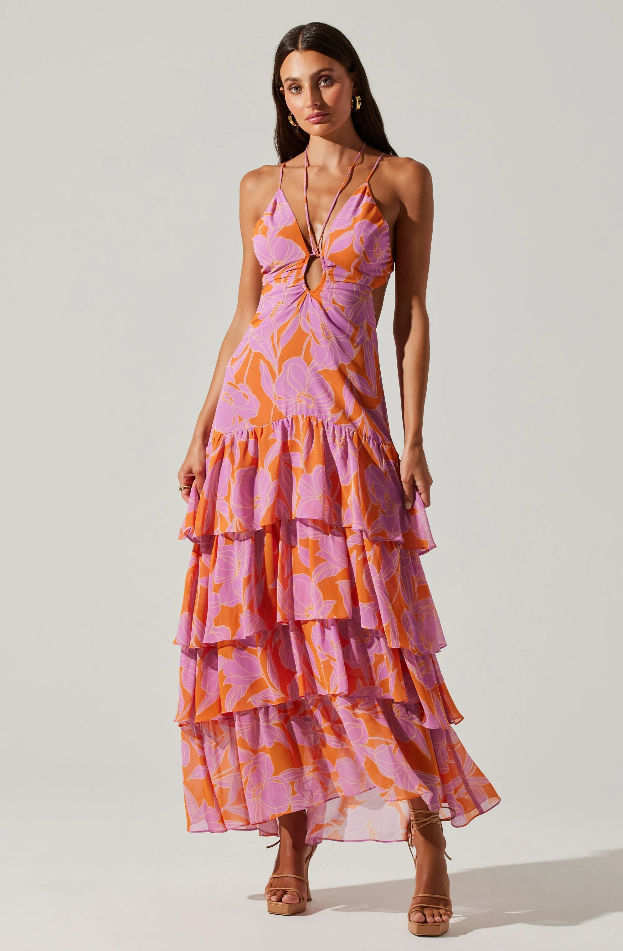 Aneira Tiered Maxi Dress