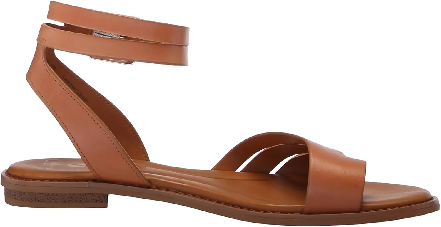 Flat Ankle Strap Sandals for Women by Franco Sarto