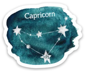 Capricorn Zodiac Sticker