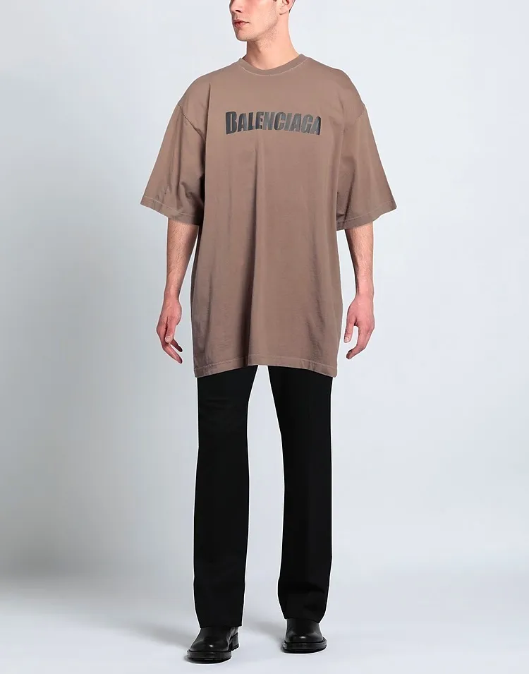 BALENCIAGA Short Sleeves Logo Luxury T-Shirts