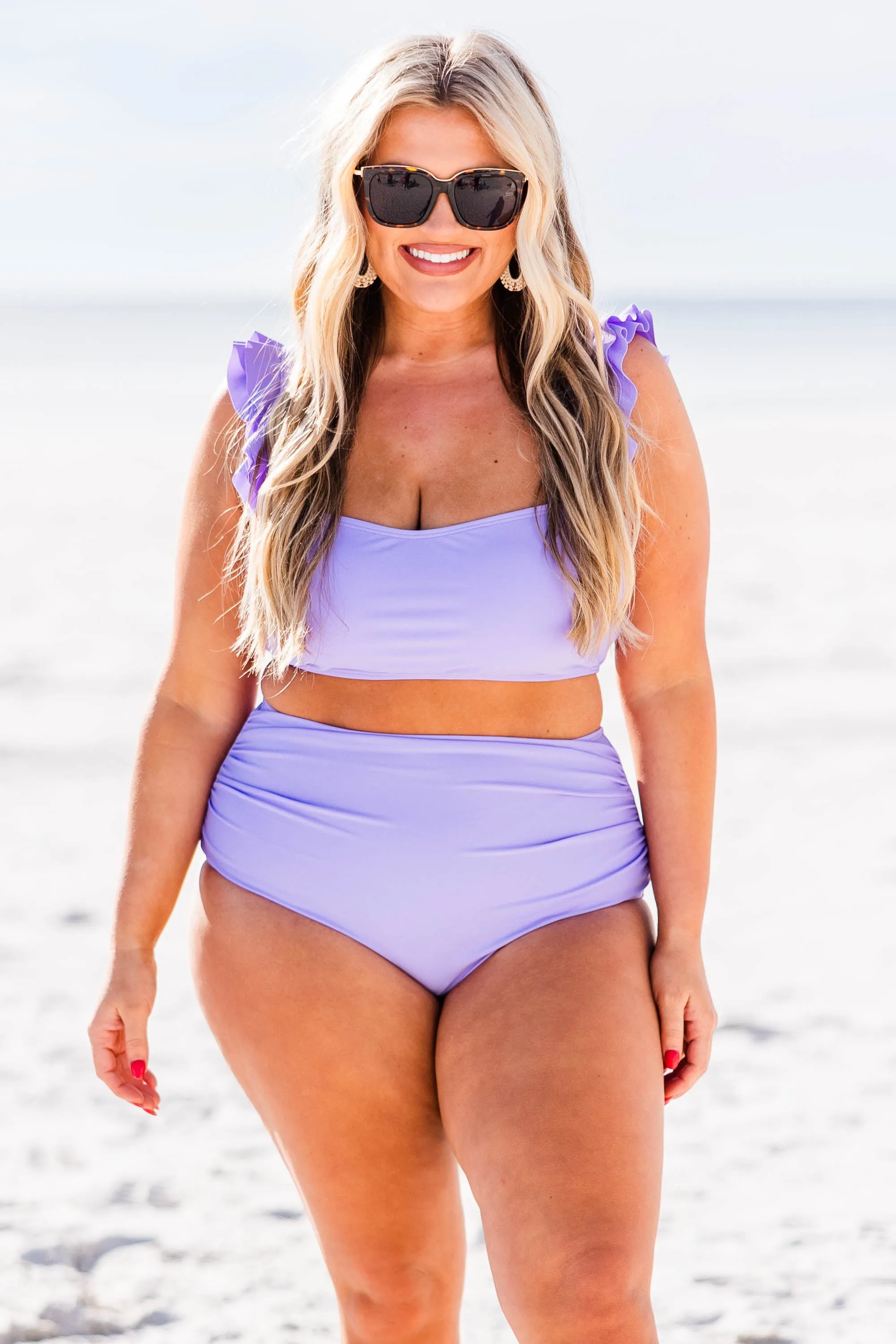 Beach Swim Top Lavender