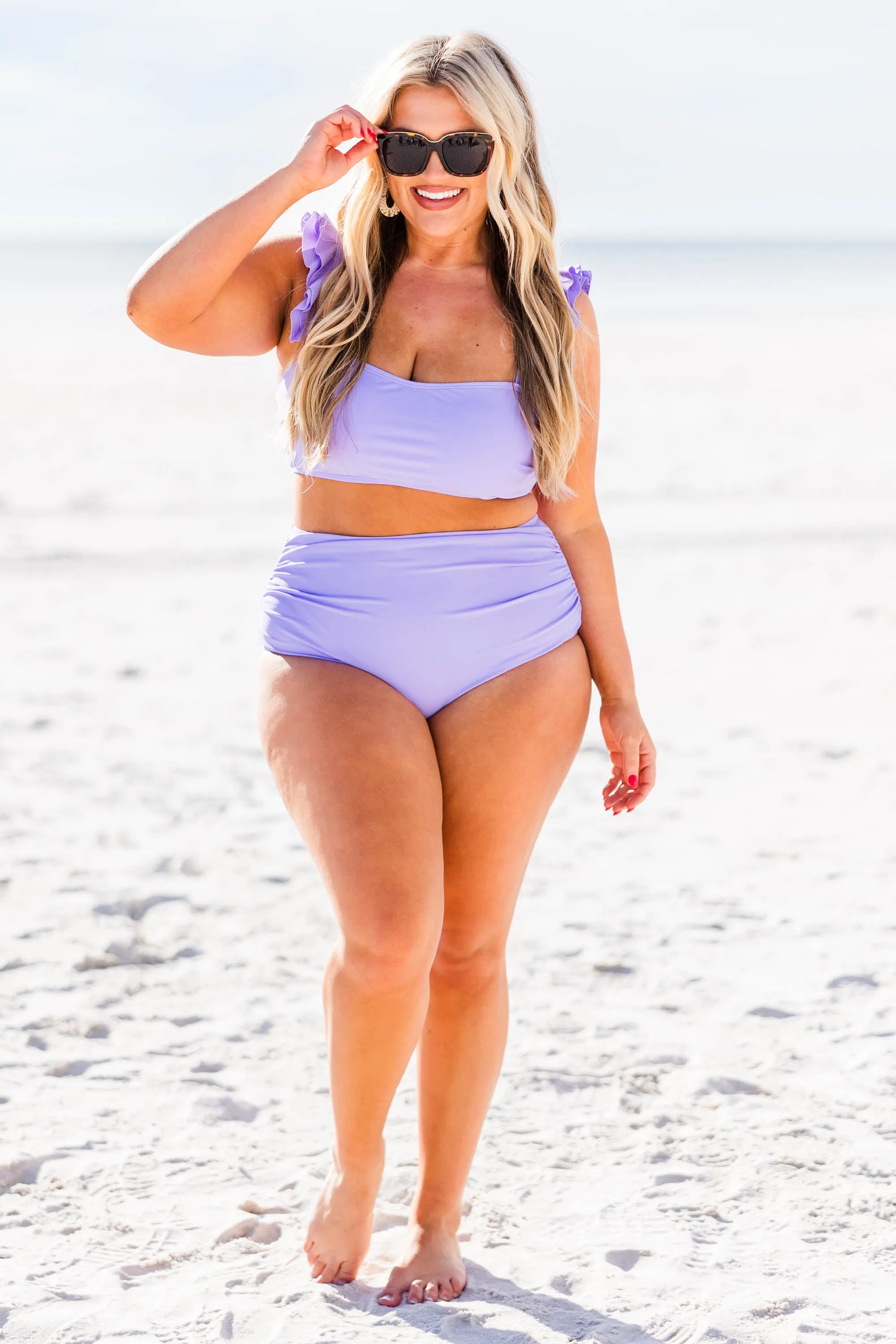 Beach Swim Top Lavender