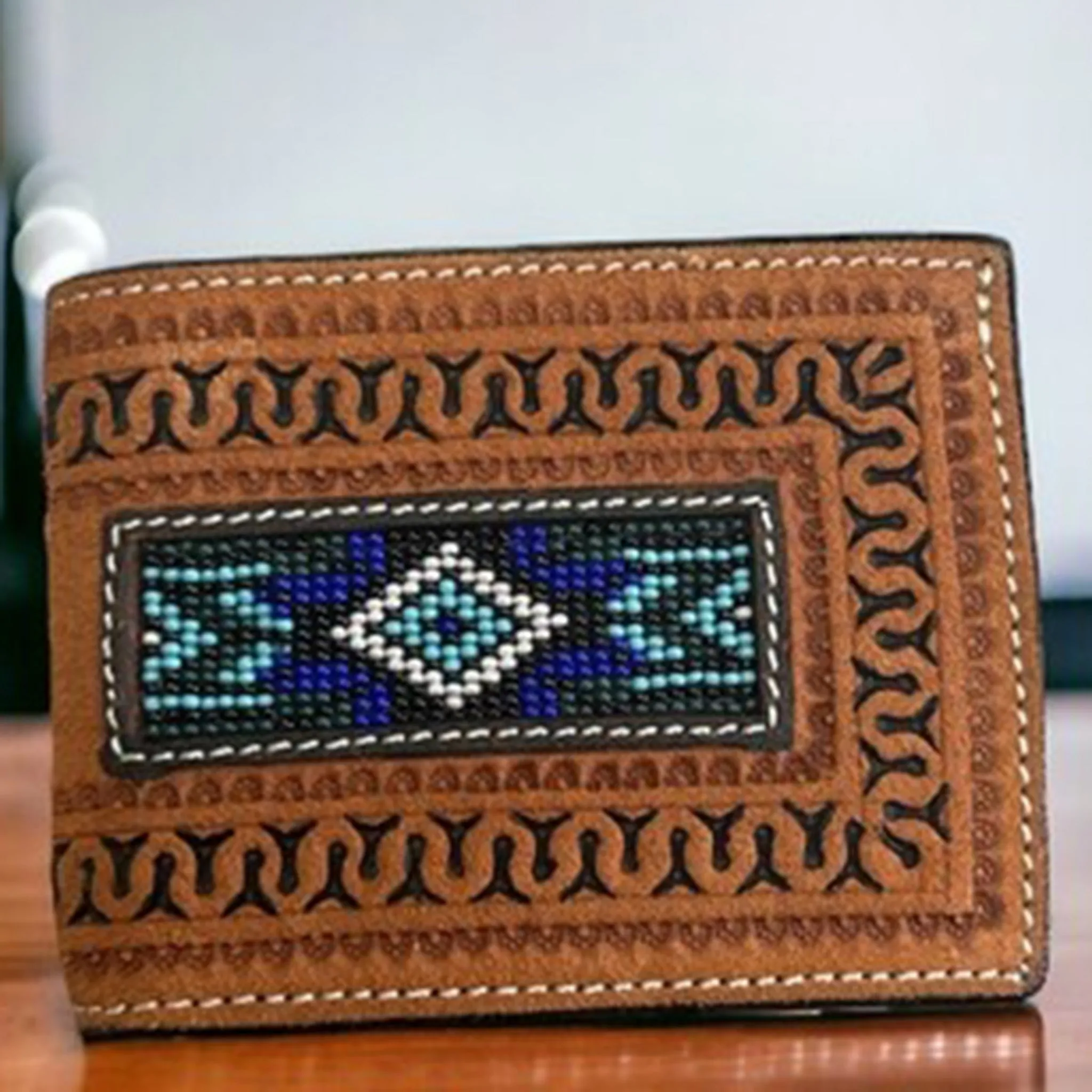 Rough Out Beaded Bifold