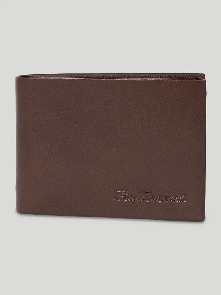 Ben Sherman Belt Wallet Set Brown