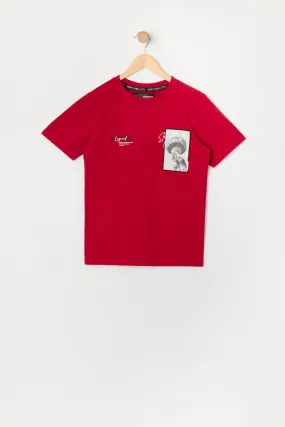 Red Self Made Legend Graphic T-Shirt