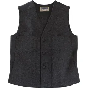 Button Vest Charcoal 3XL