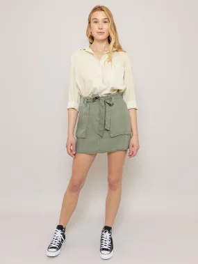 Army Moss Utility Skirt - Sunny