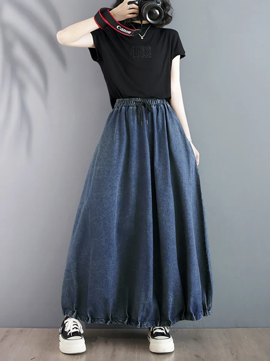 Women Casual Denim Skirt