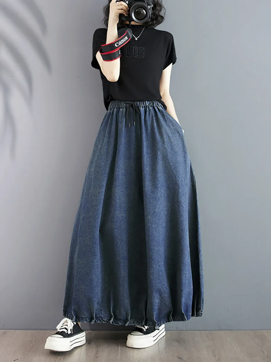 Women Casual Denim Skirt