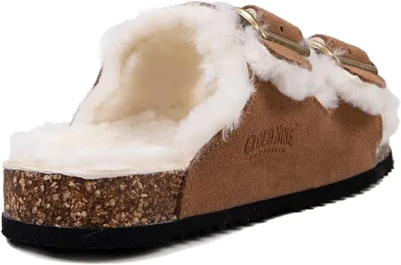 Cloud Nine Sheepskin Felicia Scuff Double Strap Sandals