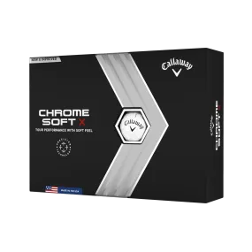 Callaway Chrome Soft X Golf Balls 12 Pack