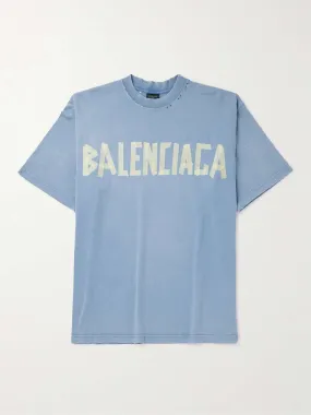 Balenciaga Cotton - Oversized Logo Luxury