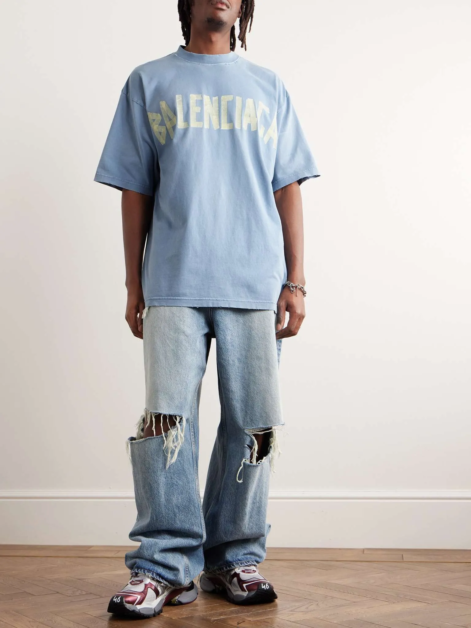 Balenciaga Cotton - Oversized Logo Luxury