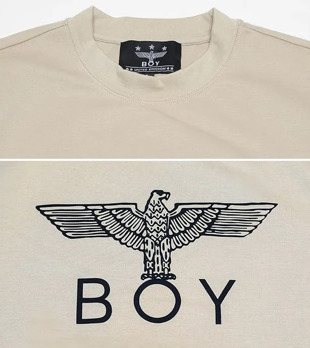 Boy London Unisex - Studded Street Style U-Neck Plain Cotton