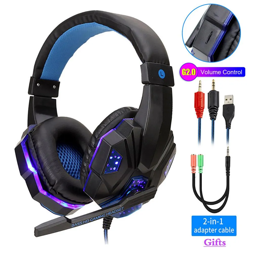 Gamer Headset PS4 Computer Gaming Headphones