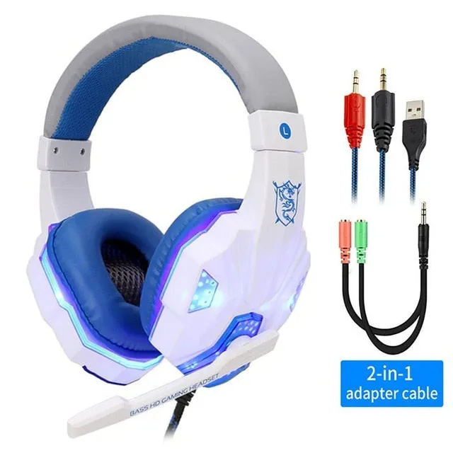 Gamer Headset PS4 Computer Gaming Headphones