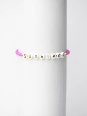 Crystal Beaded Survivor Bracelet