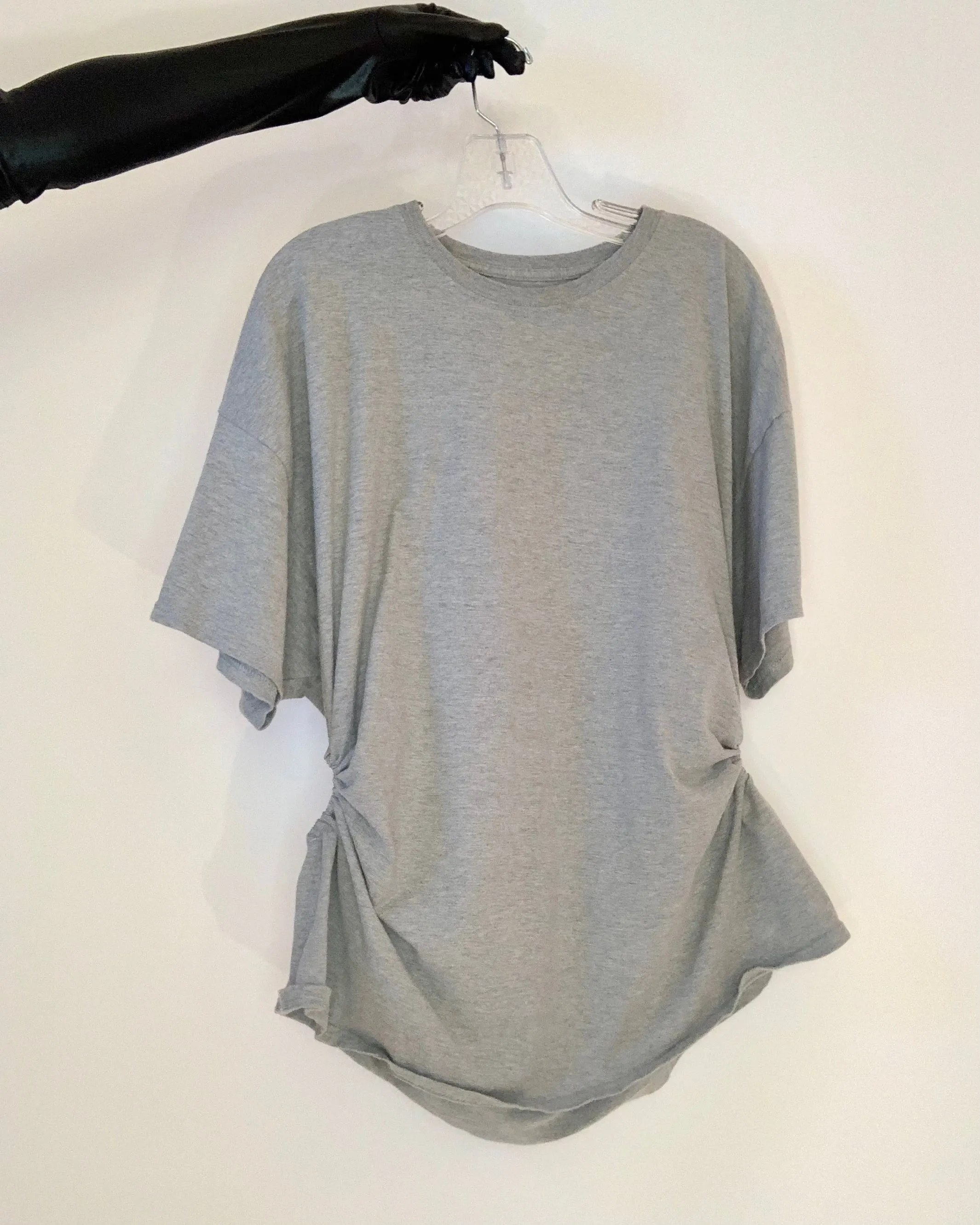 Custom Recycled Ruched Cutout Tee