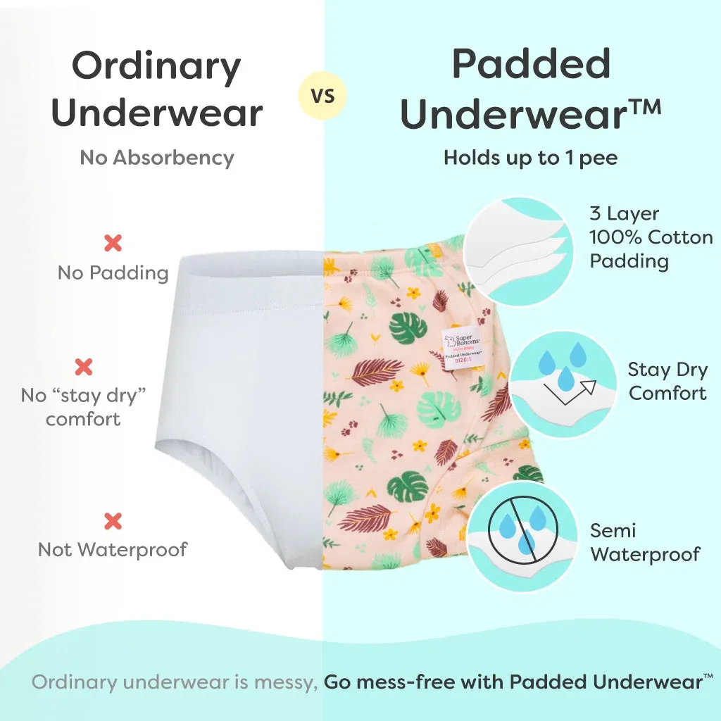 6 Padded Underwear - Customize Size and Print