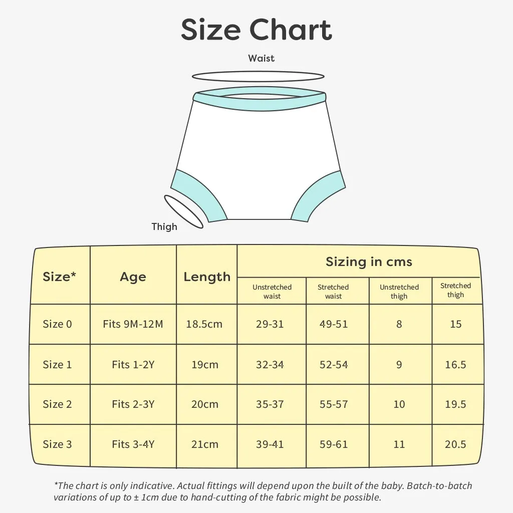 6 Padded Underwear - Customize Size and Print