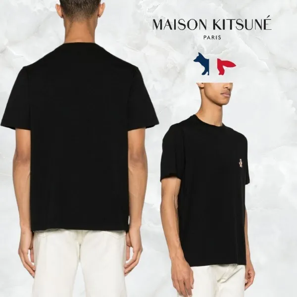 Stylish Cotton Logo T-Shirts by MAISON KITSUNE