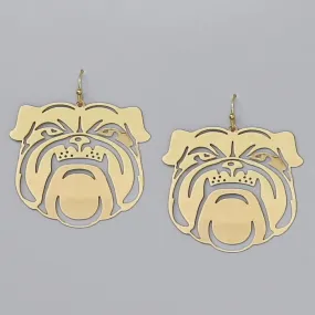 Bulldog Filigree Earrings