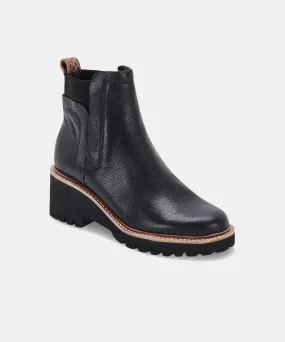 Dolce Vita Black Leather Waterproof Boots