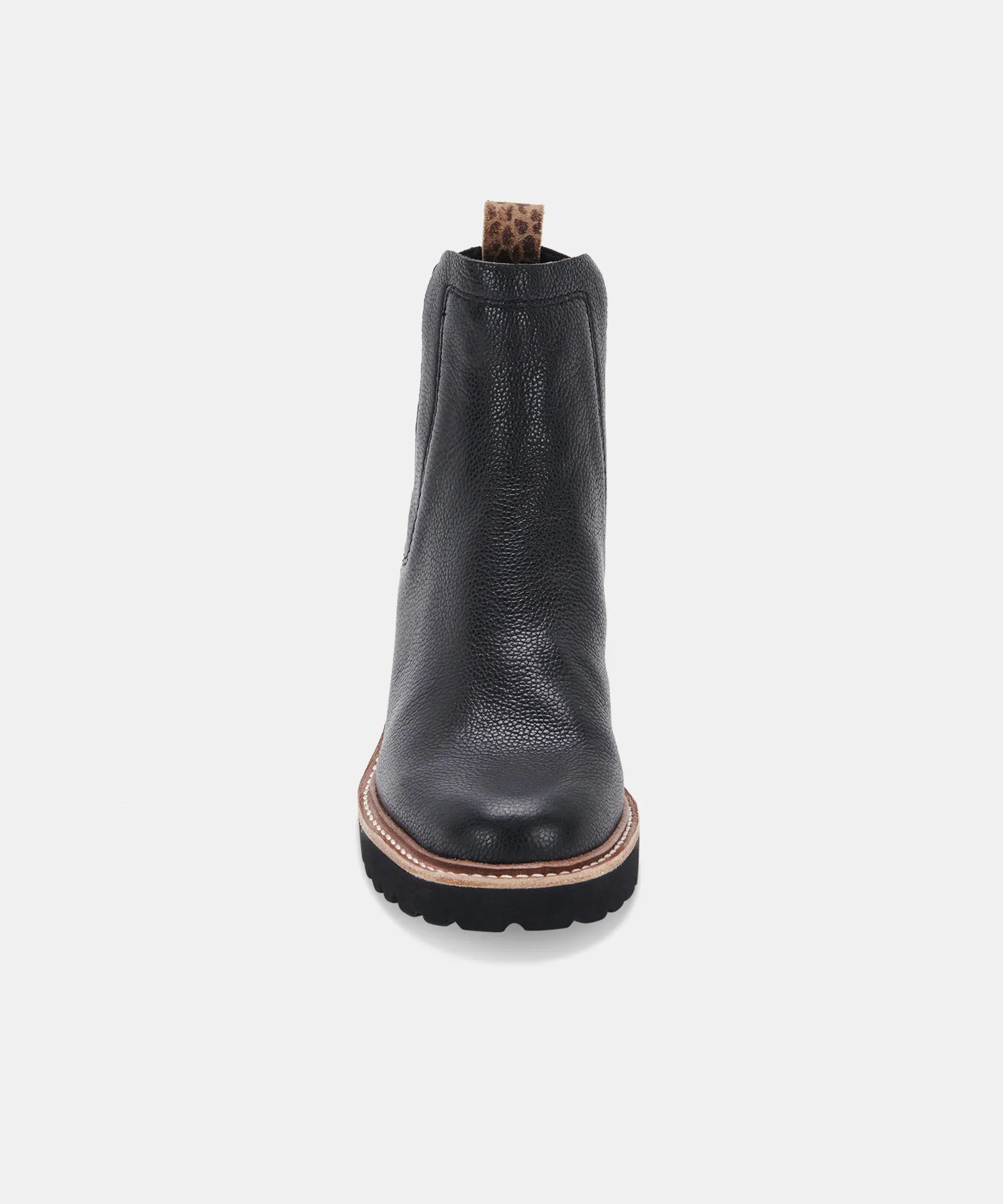 Dolce Vita Black Leather Waterproof Boots