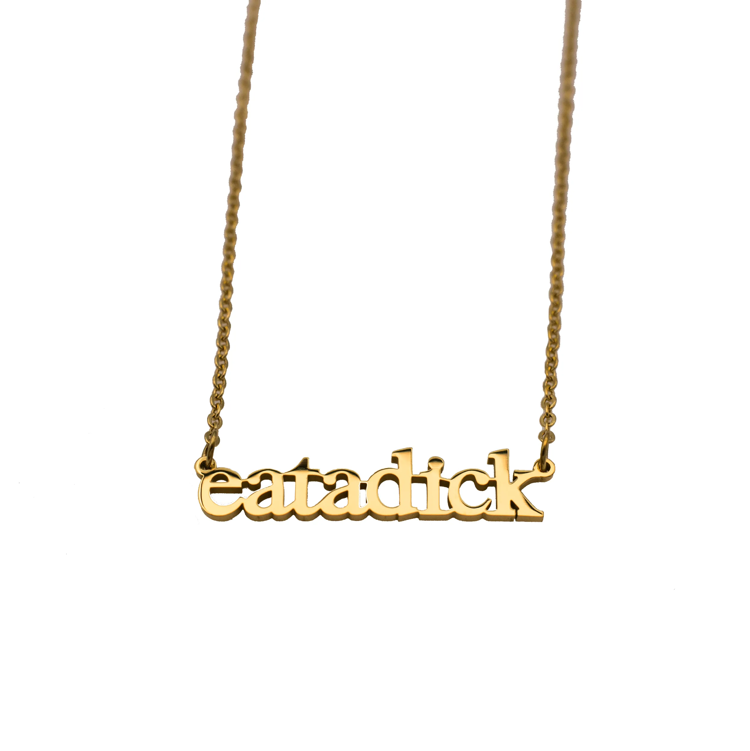 Eat a Dick Cutout Necklace