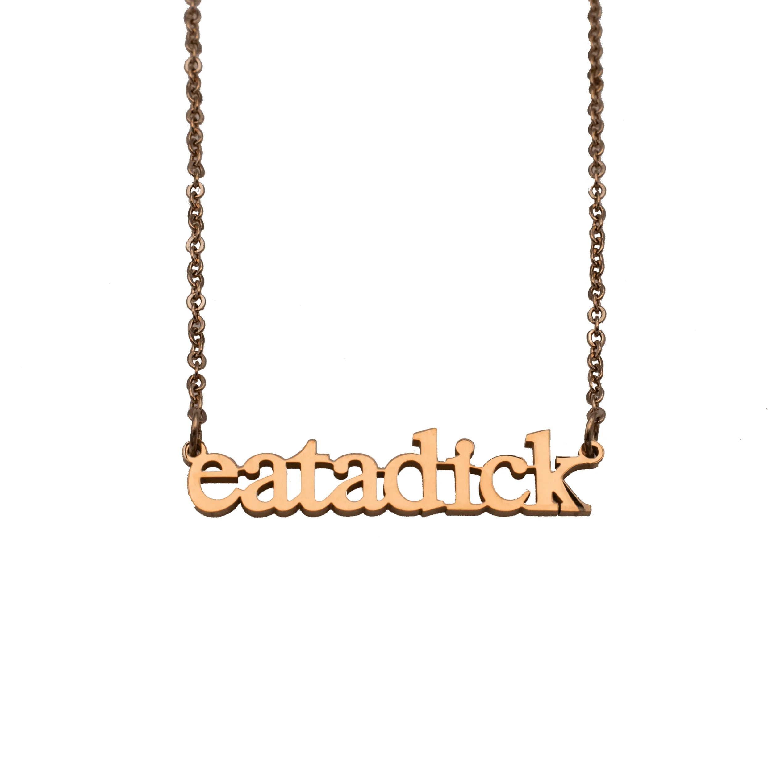 Eat a Dick Cutout Necklace