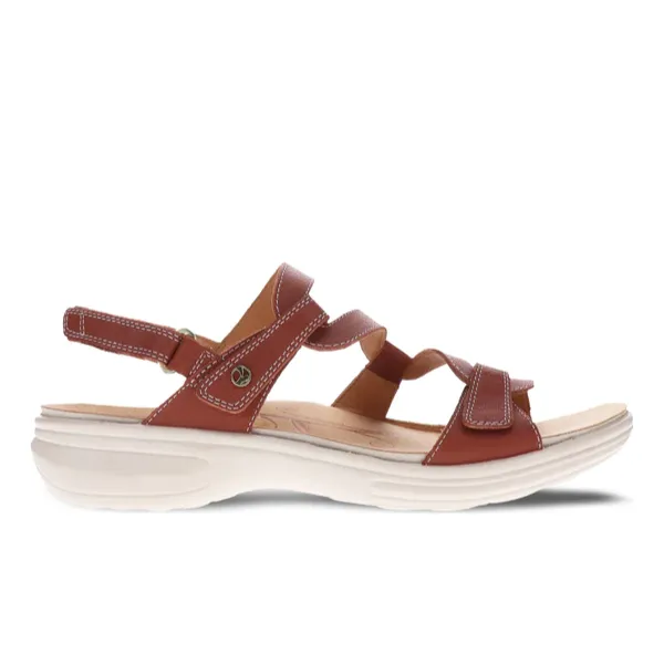 Cognac Emerald Women's Sandals by Revere