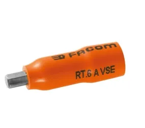 Facom 1/4 in Drive 4mm Insulated Standard Socket, VDE/1000V, 37 mm Overall Length
