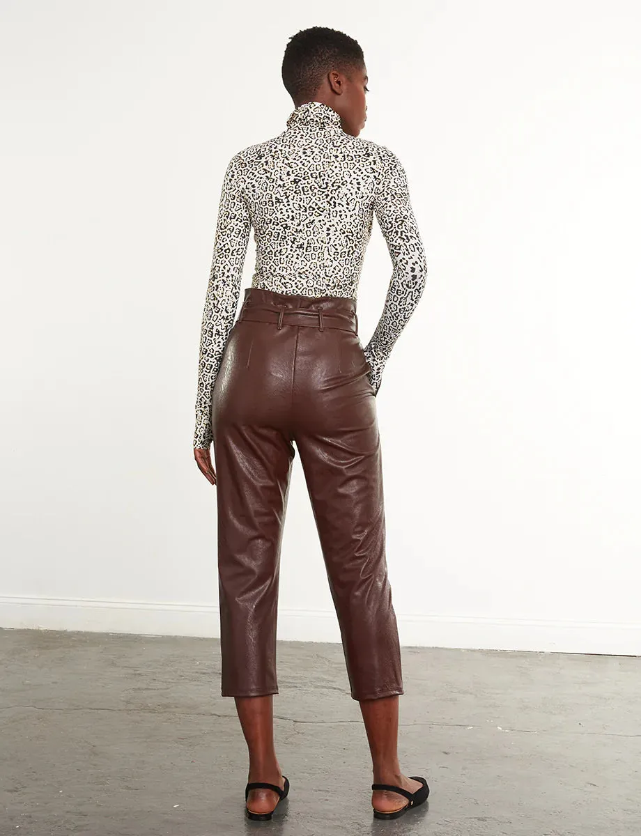 Faux Leather Pants