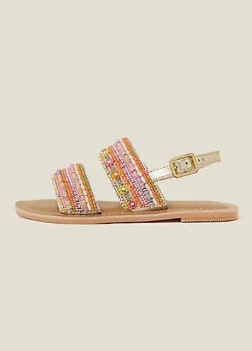 Girls Embellished Strap Sandals Accessorize Look Again