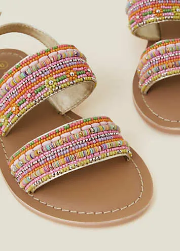 Girls Embellished Strap Sandals Accessorize Look Again