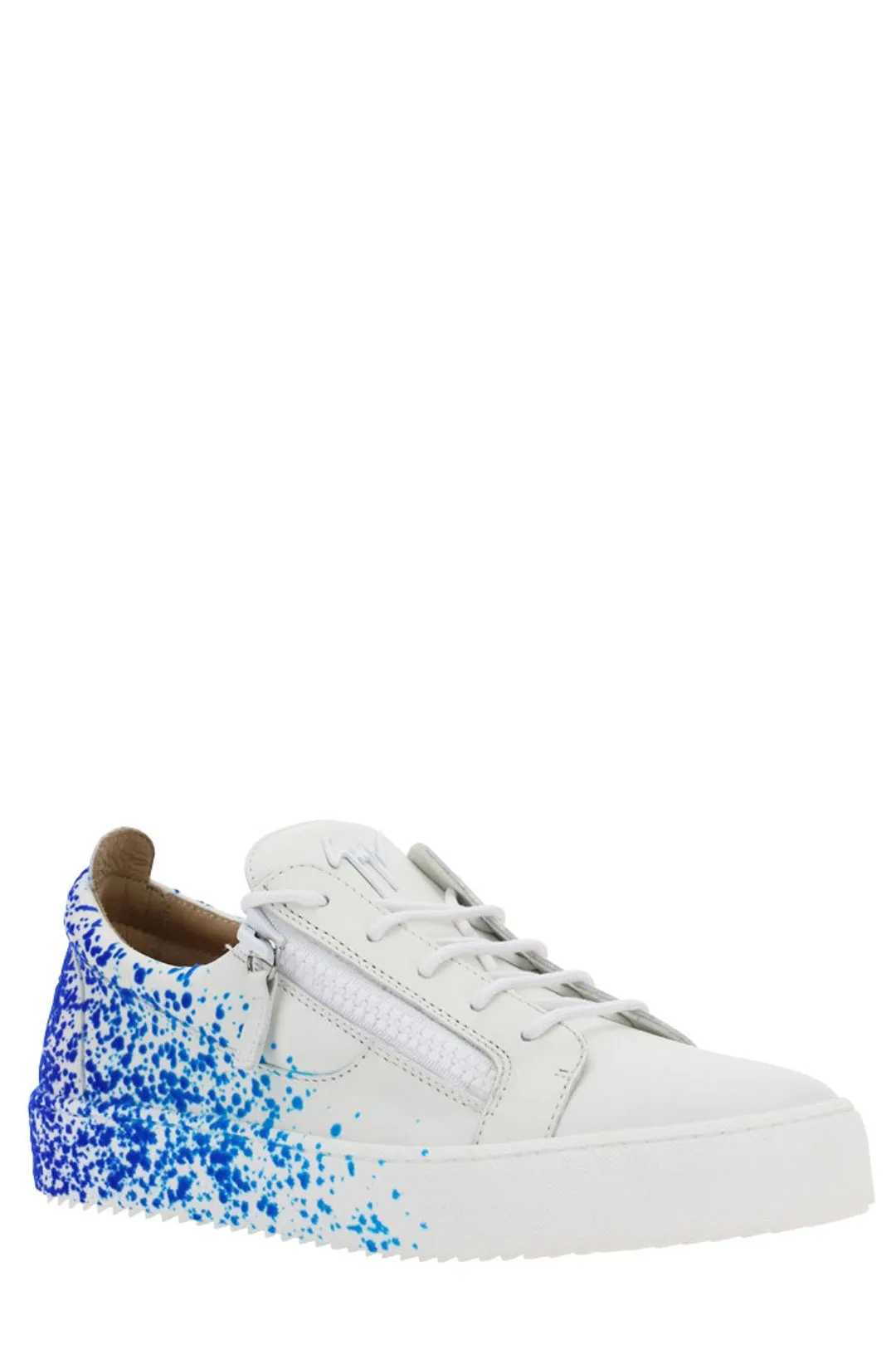 Giuseppe Zanotti Splash Effect Zipper Sneakers