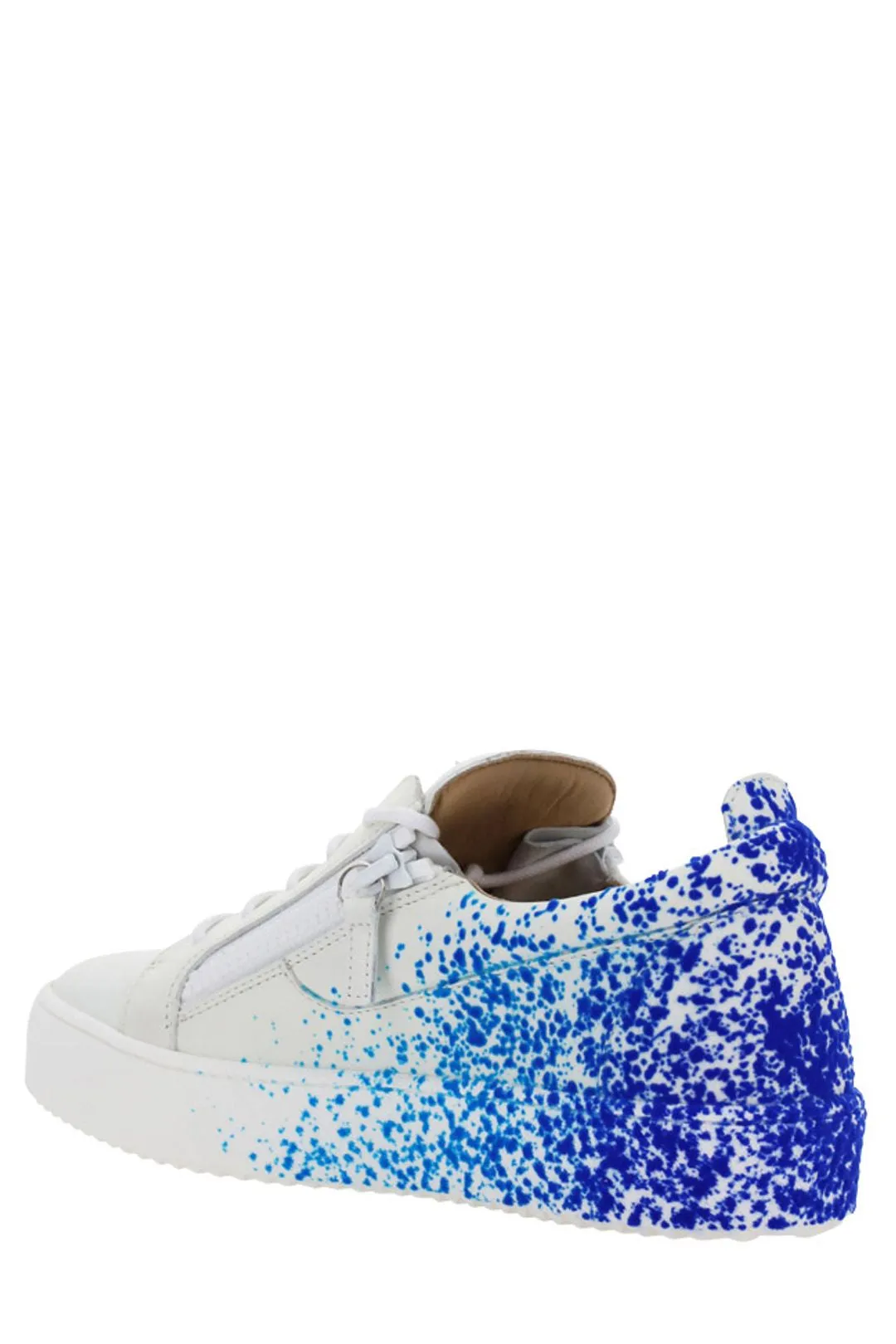 Giuseppe Zanotti Splash Effect Zipper Sneakers