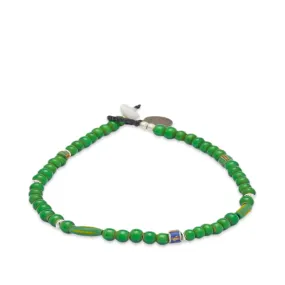 Green Beaded Bracelet Mikia