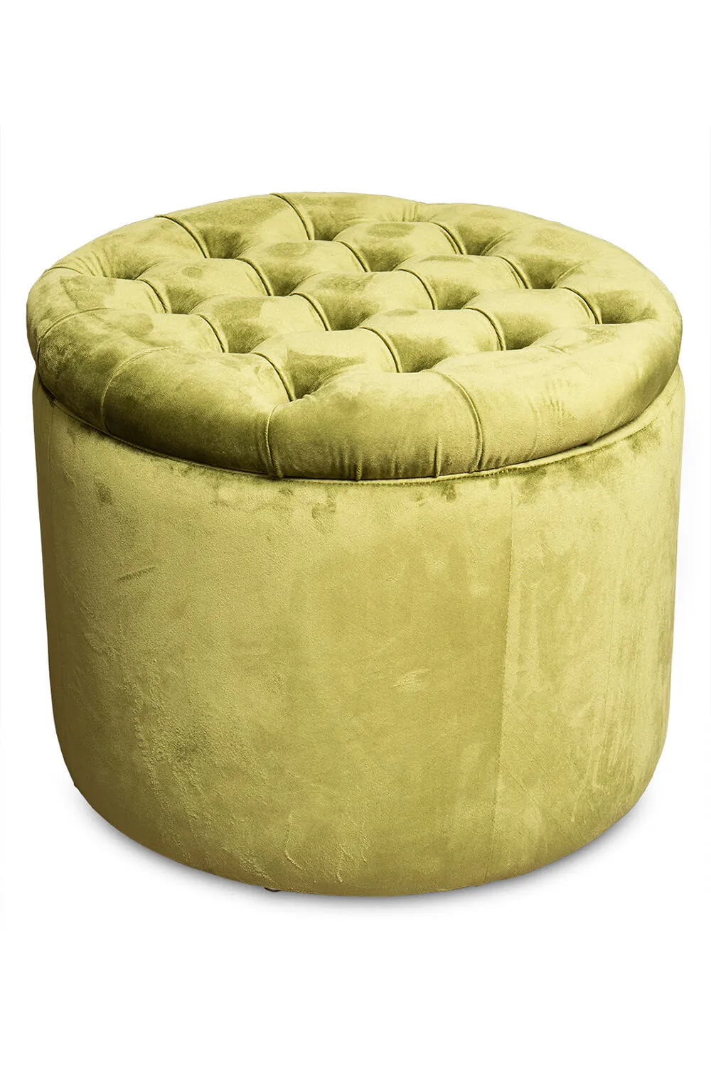 Green Storage Stool