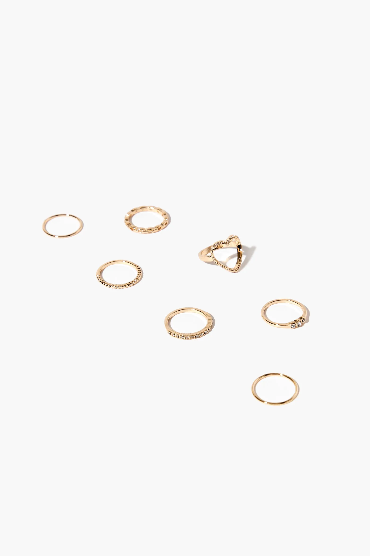 Heart Rings Set