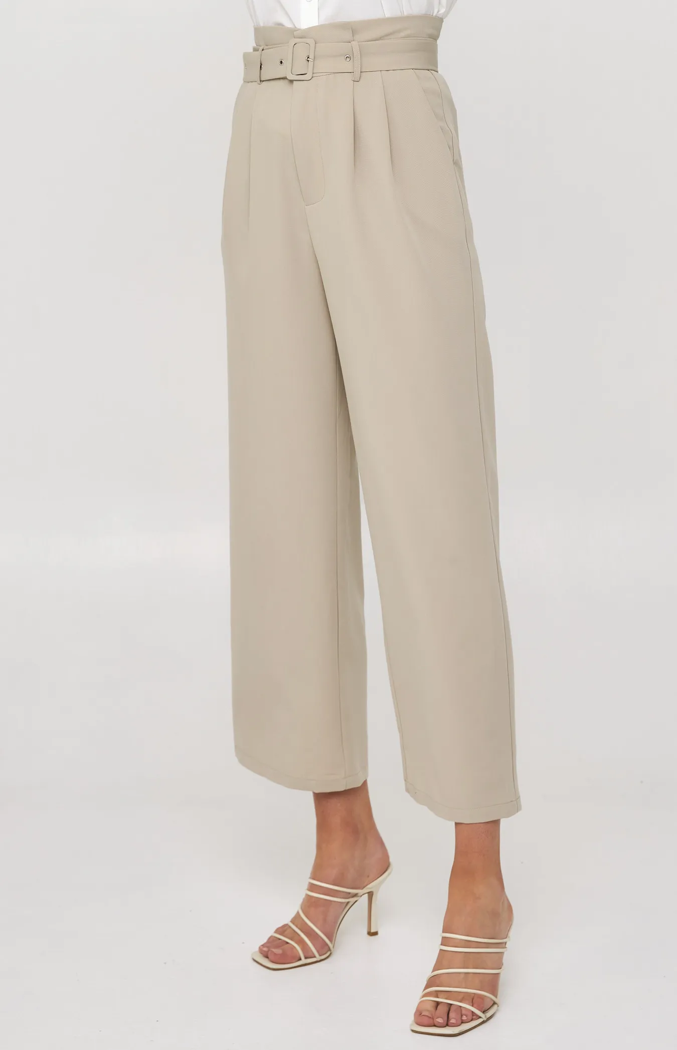 High Waist Paperbag Pants SPA415B