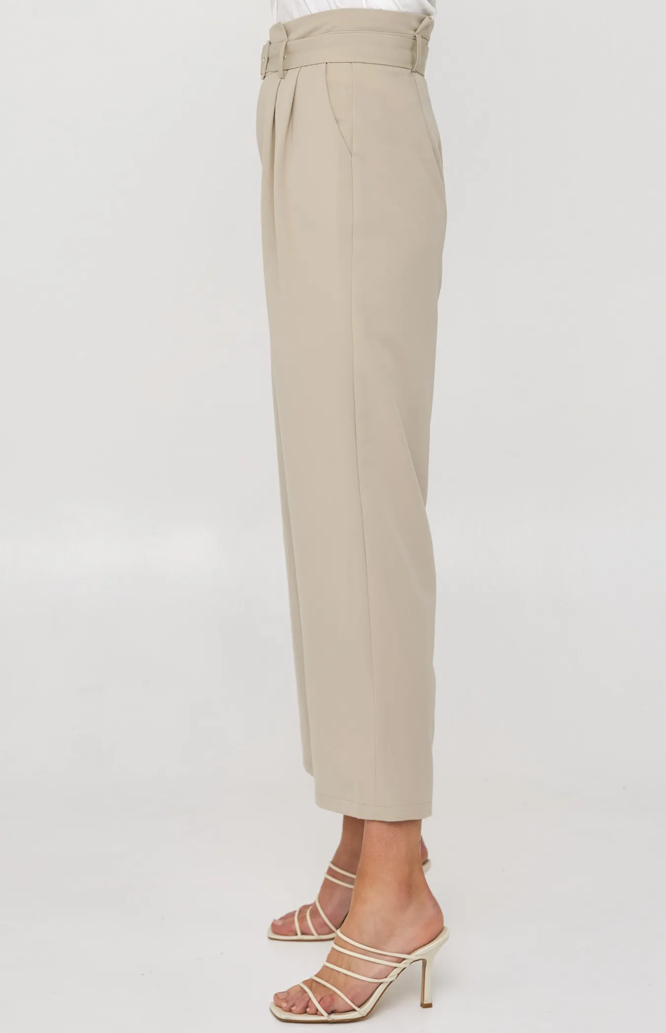 High Waist Paperbag Pants SPA415B