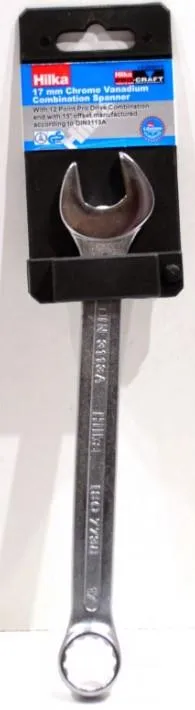 Hilka 17mm Chrome Vanadium Combination Spanner - [CI-SR33P]