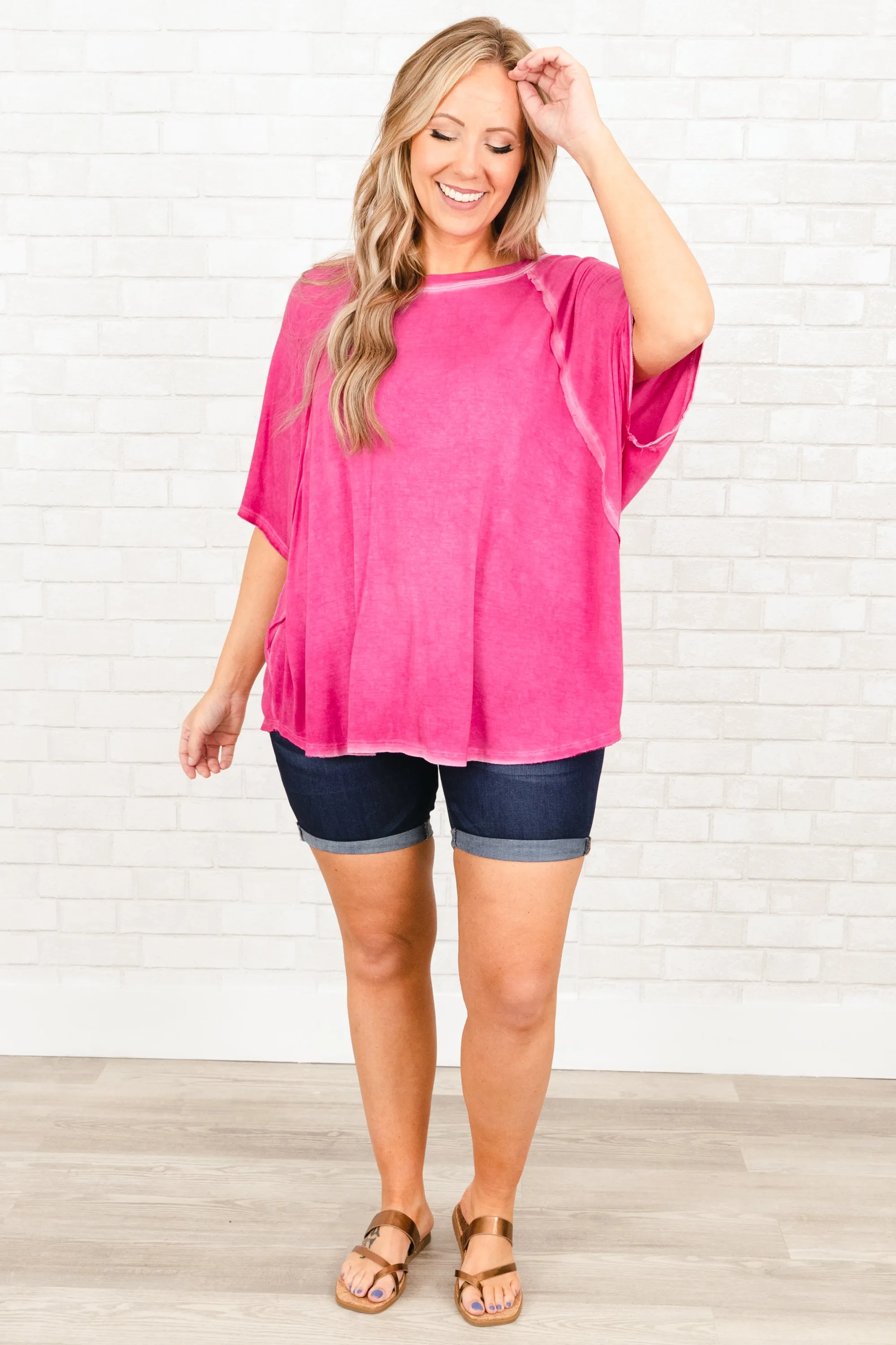 Hot Pink Balanced Top