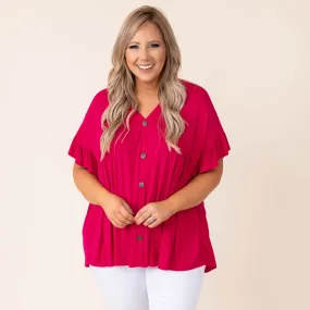 Hot Pink Bittersweet Beginnings Top