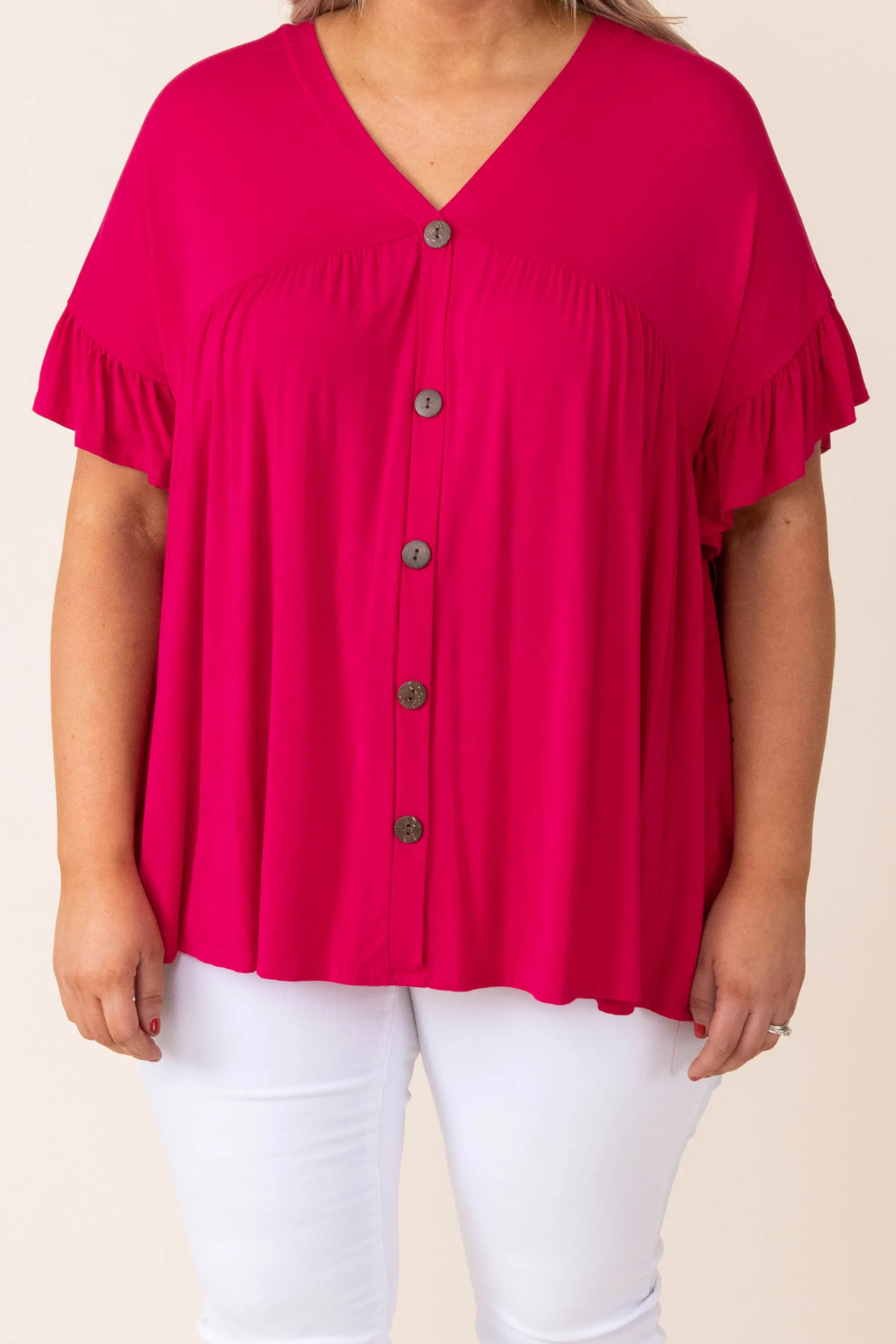 Hot Pink Bittersweet Beginnings Top