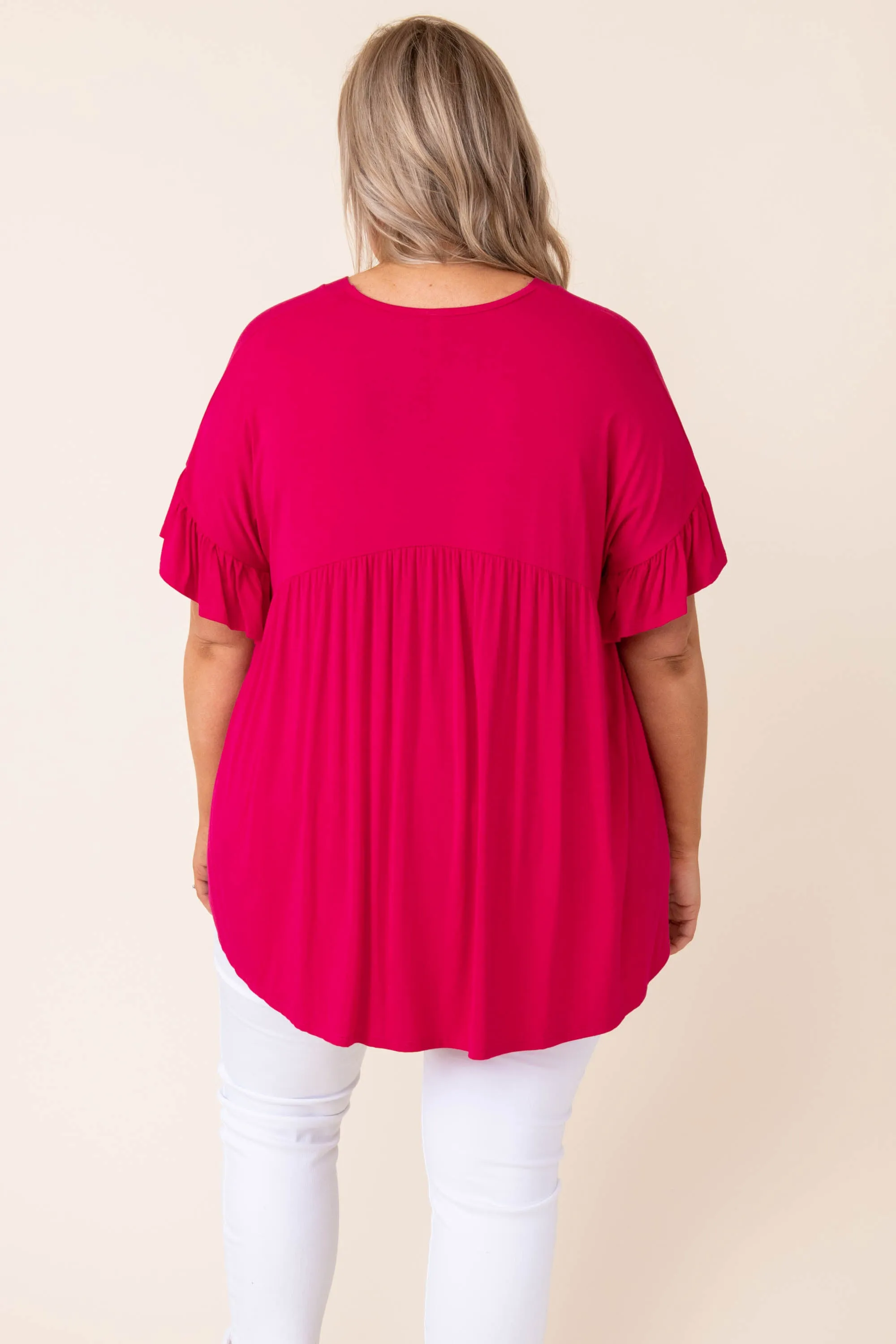 Hot Pink Bittersweet Beginnings Top